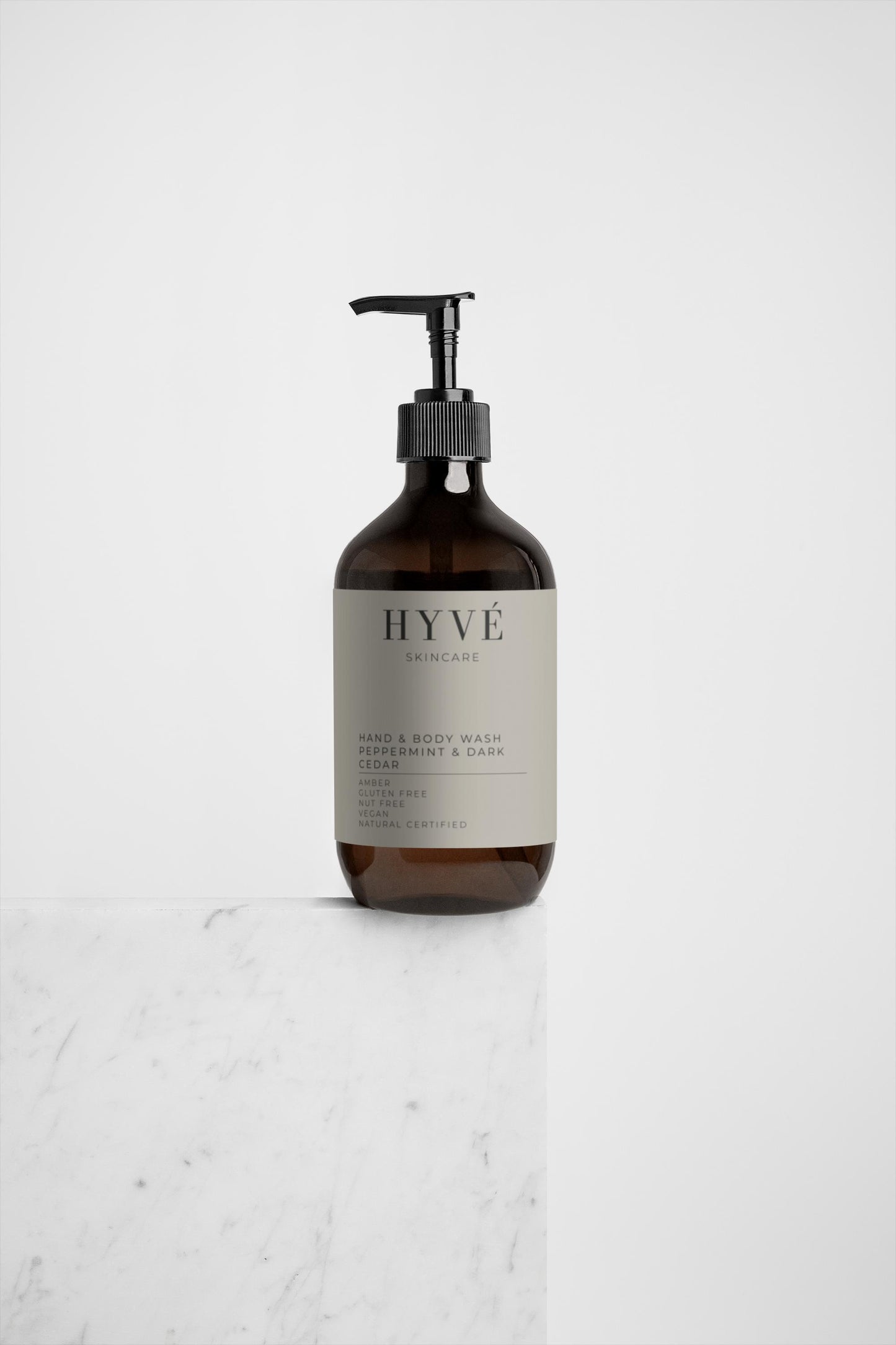 Hand & Body Wash, Peppermint & Dark Cedar (490ml)