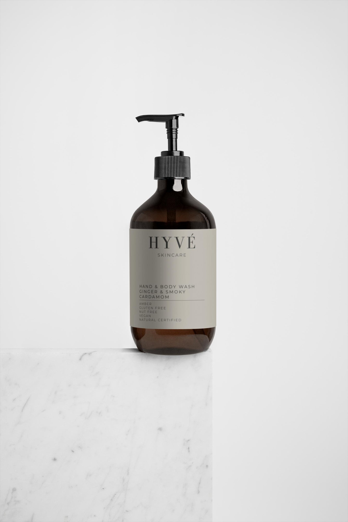 Hand & Body Wash, Ginger & Smoky Cardamom (490ml)